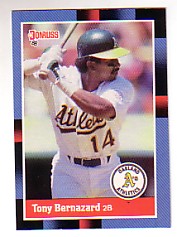 1988 Donruss Baseball Cards    344     Tony Bernazard